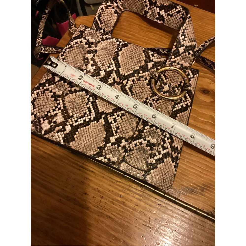 Small Faux Snakeskin Bag - Picture 3 of 8